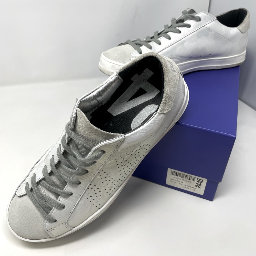 Gently worn P448 John Sneakers Artic White Size 9/ Euro 40
